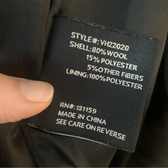 Velvet Heart black wool coat - Picture 9 of 10